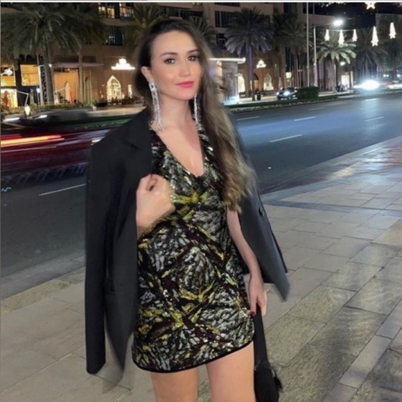 Zara Multicolor Limited Edition Sequin Mini Dress - Picture 10 of 10